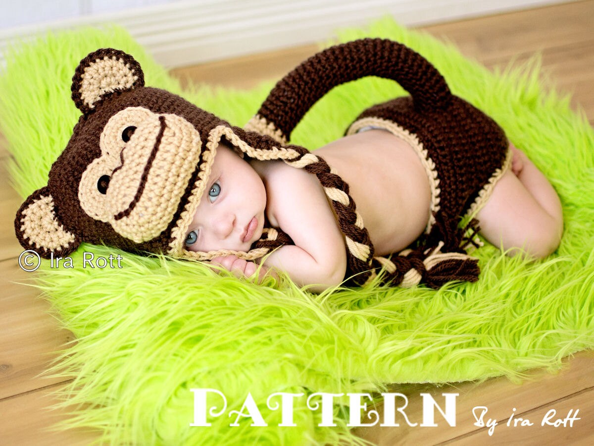 CROCHET PATTERN Chip the Chimpanzee Monkey Baby by ...