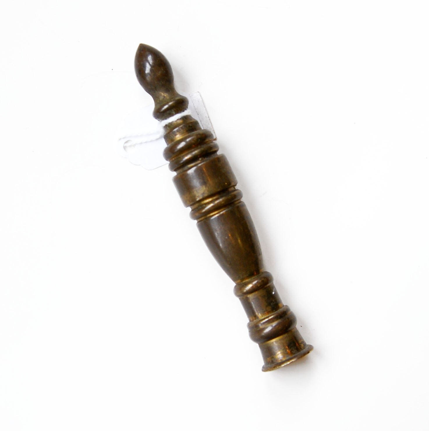 Vintage Antique Brass Lamp Finial E900 FREE SHIPPING by BCMARTINS