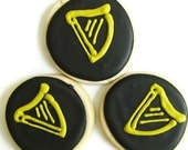 St. Patrick's Guinness Harp Cookies