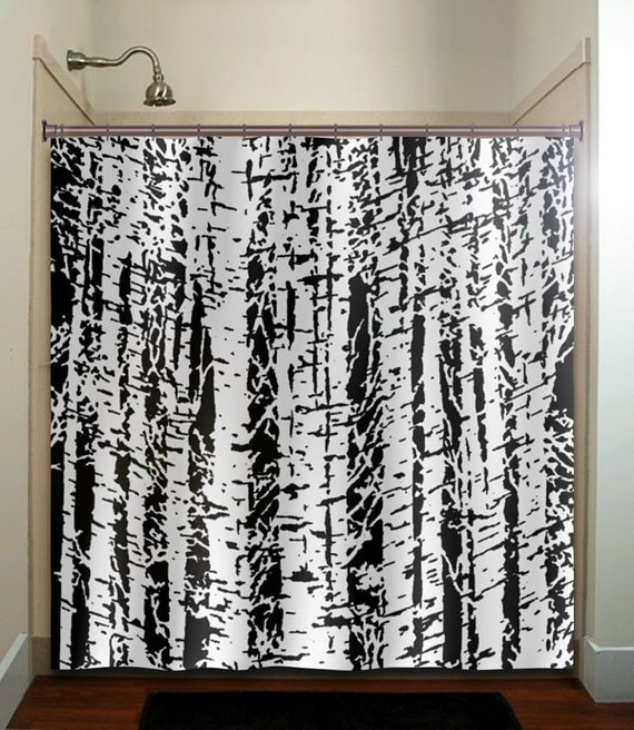 Wald wald weiÃe birke bäume dusche vorhang von tablishedworks