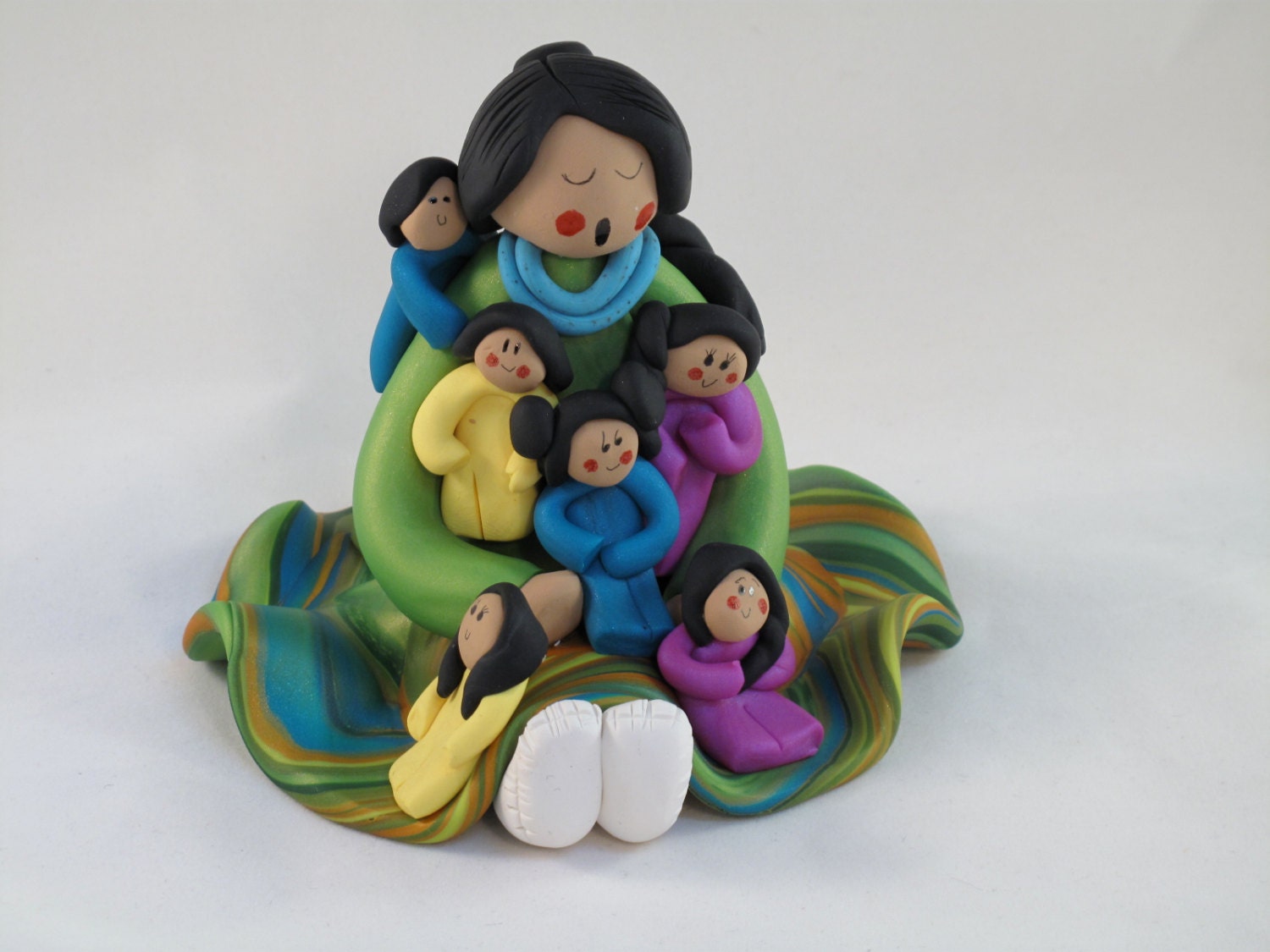 american indian storyteller figurines