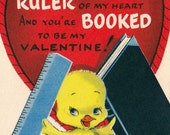 Vintage Childrens Classroom Valentines Day Card (040)