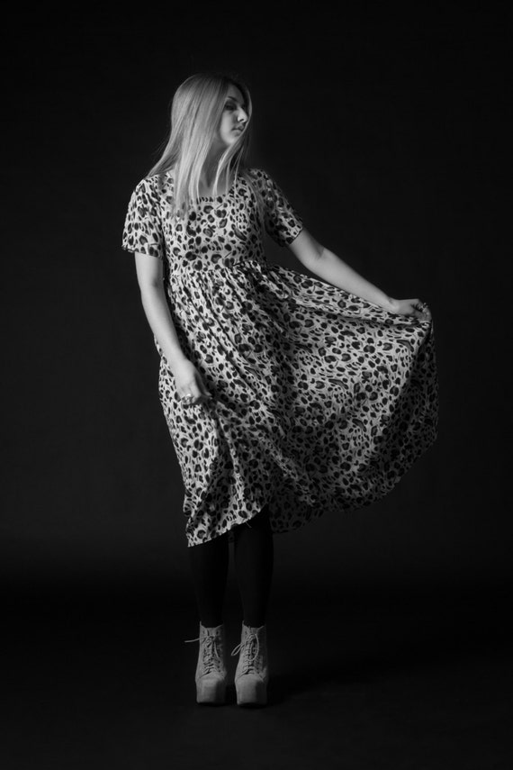 Vintage Maxi leopard dress