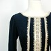 1970s Gunne Sax Dress / prairie dress / western dress / corduroy / lace dress / boho dress / gypsy / medium large
