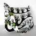 Canvas Messenger Bag Purse - IKEA Saralisa Abstract Trees in Green and Black