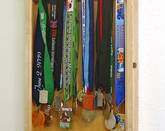 Swimming Medal Cabinet Maple Hardwood Swimming Medal Cabinet Maple Hardwood