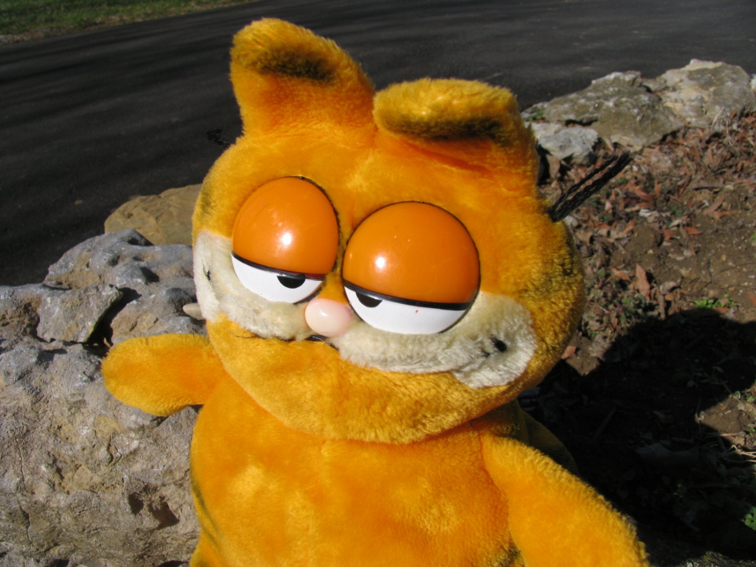 stuffed garfield cat