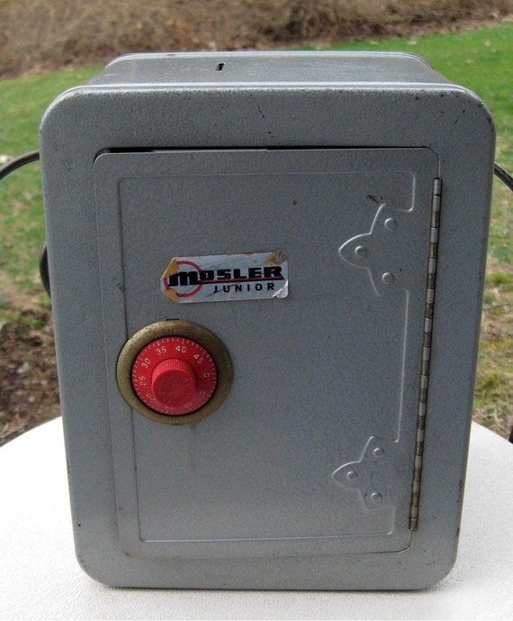 Vintage Metal Bank / Toy Bank / Toy Safe / Mosler Junior