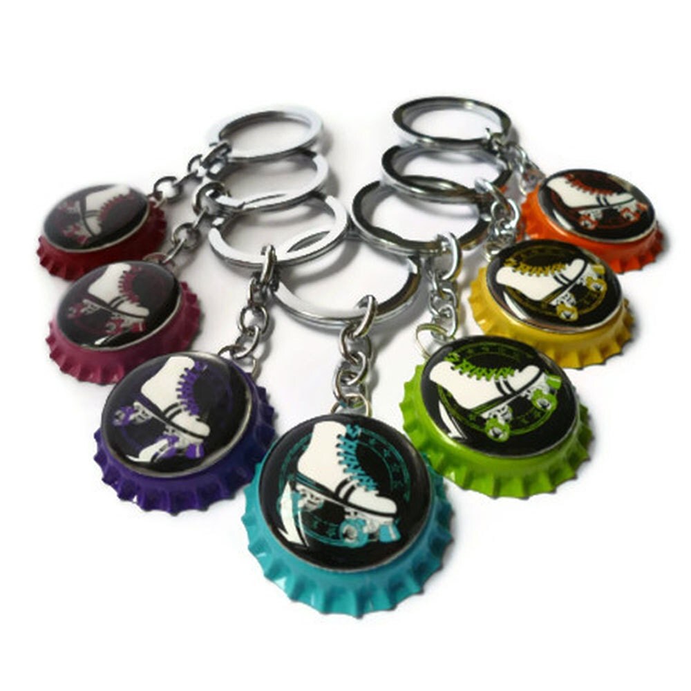 Retro Roller Key Ring Roller Derby Key Ring Roller Disco