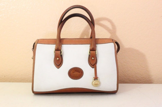 white dooney and bourke bag