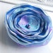CLEARANCE - all must go, Blue Lilac Violet Fabric Flower pin, Fabric flower brooch, Free shipping, Ready to ship