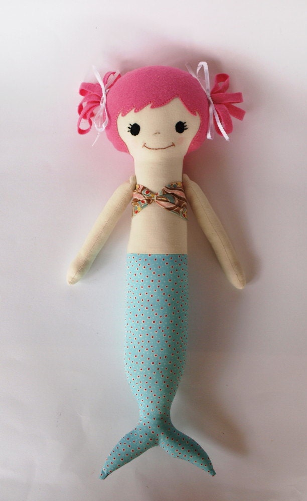 Mermaid soft doll PDF Sewing Pattern Direct Download