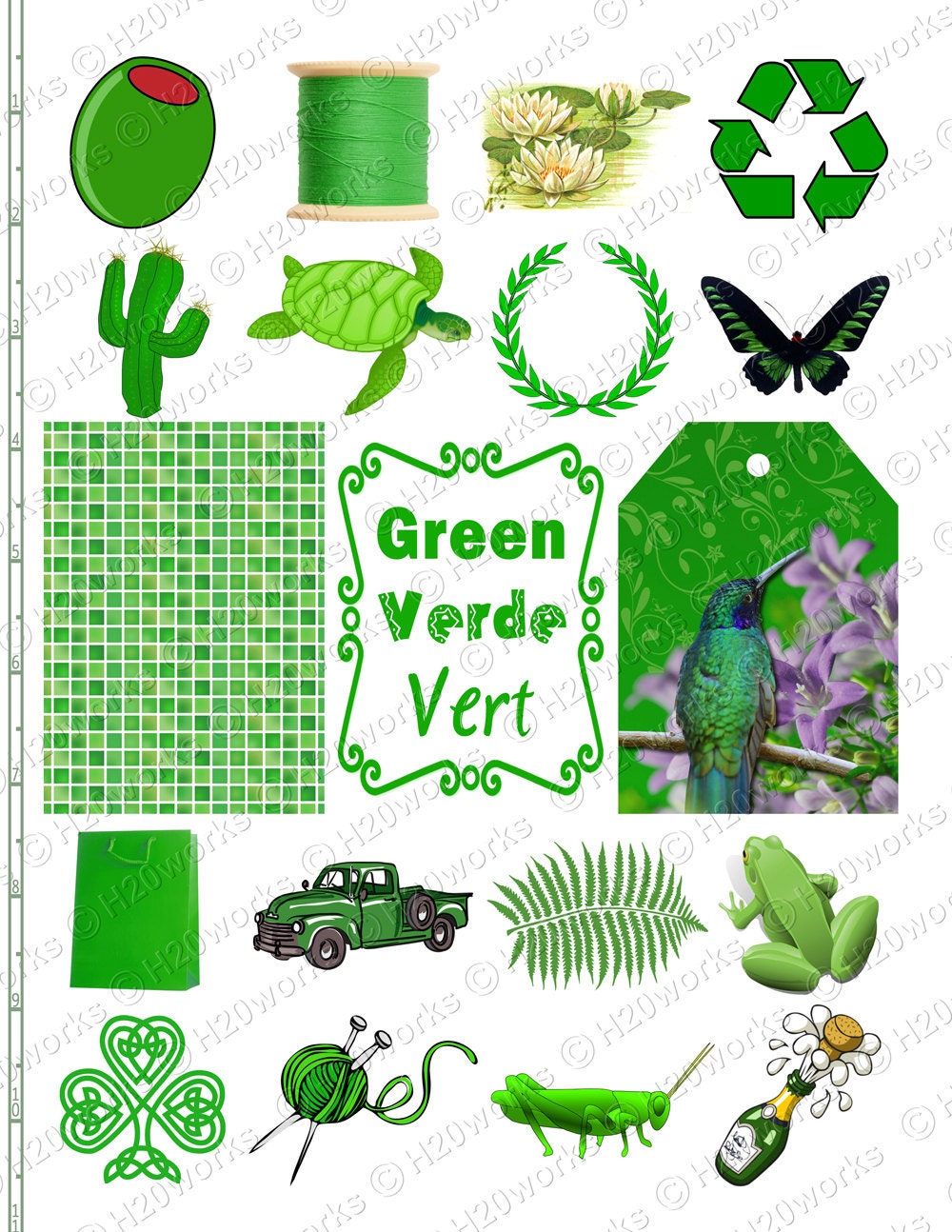 clipart green objects - photo #34
