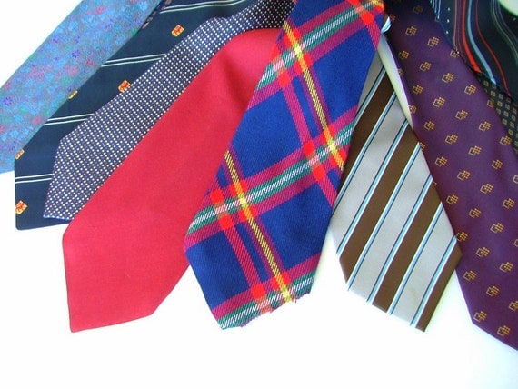 1980s vintage ties Lot 9 neckties necktie