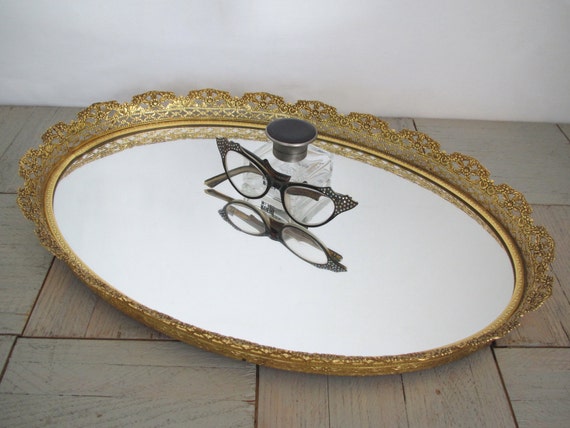 Vintage Mirror Tray 15
