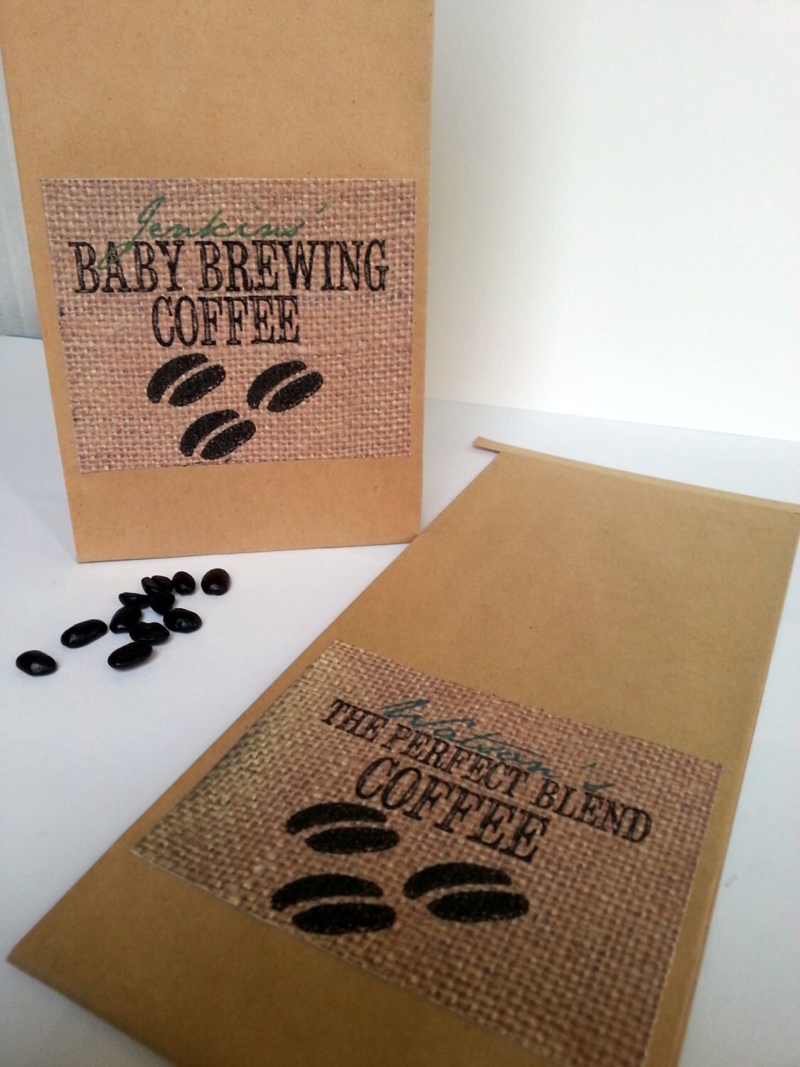 Personalized Coffee Favor Bags