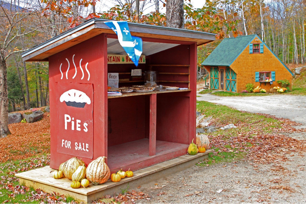 Roadside Stand Selling Whoopie Pies in Maine by katherineivey