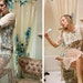 RESERVED 4 MARDI vintage 80's sheer lace dress country bohemian feminine women's summer gunnee sac
