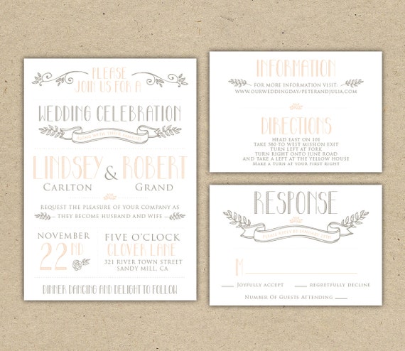 Rsvp Invitation Template 4