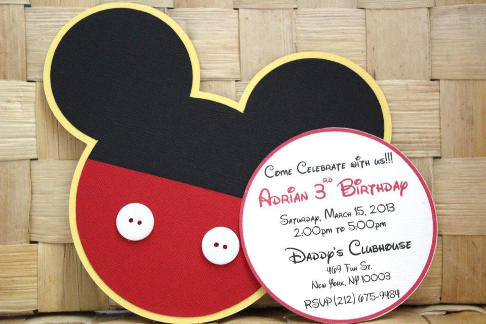 Invitaciones De Mickey Mouse Vintage Para Imprimir Gratis