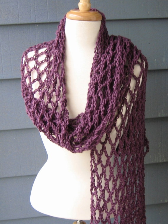 Rts Crochet Mesh Scarf Cowl Neckwarmer Wrap By Artsycrochet 6455