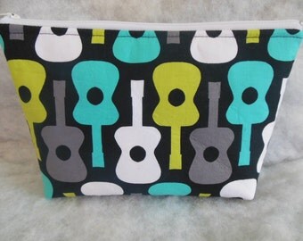 Guitars cosmetic/accessory bag