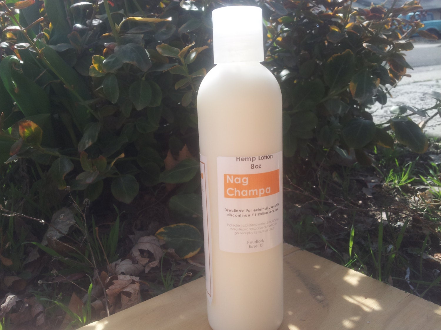 Nag Champa Hemp Body Lotion Handmade Moisturizing Lotion 8oz