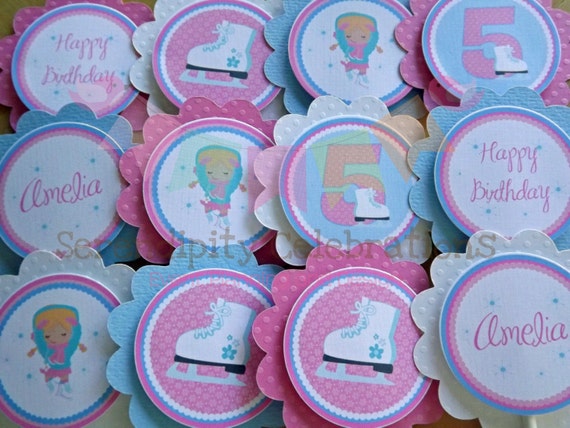 Ice Skating Collection: Cupcake Toppers Il_570xn