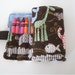 CLEARANCE SALE Crayon Roll with 16 Crayons Animal Print Ready to Ship Free US Shipping