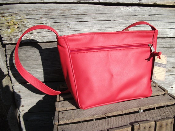 red leather purse amazon