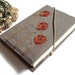 Bible cover Book Journal cover Natural canvas fiber art