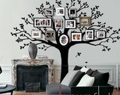 Family Tree : Wall Decal Tree Wall Decal by brownshades on Etsy