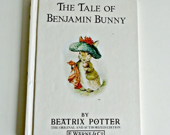 Vintage Book Beatrix Potter The Tale of Benjamin Bunny