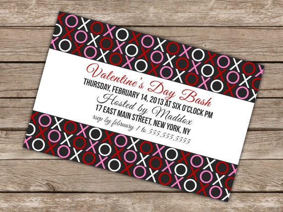 XOXO Valentine's Day Bash (Printable Digital File) Il_570xn