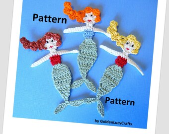 Mermaid Crochet PATTERN PDF