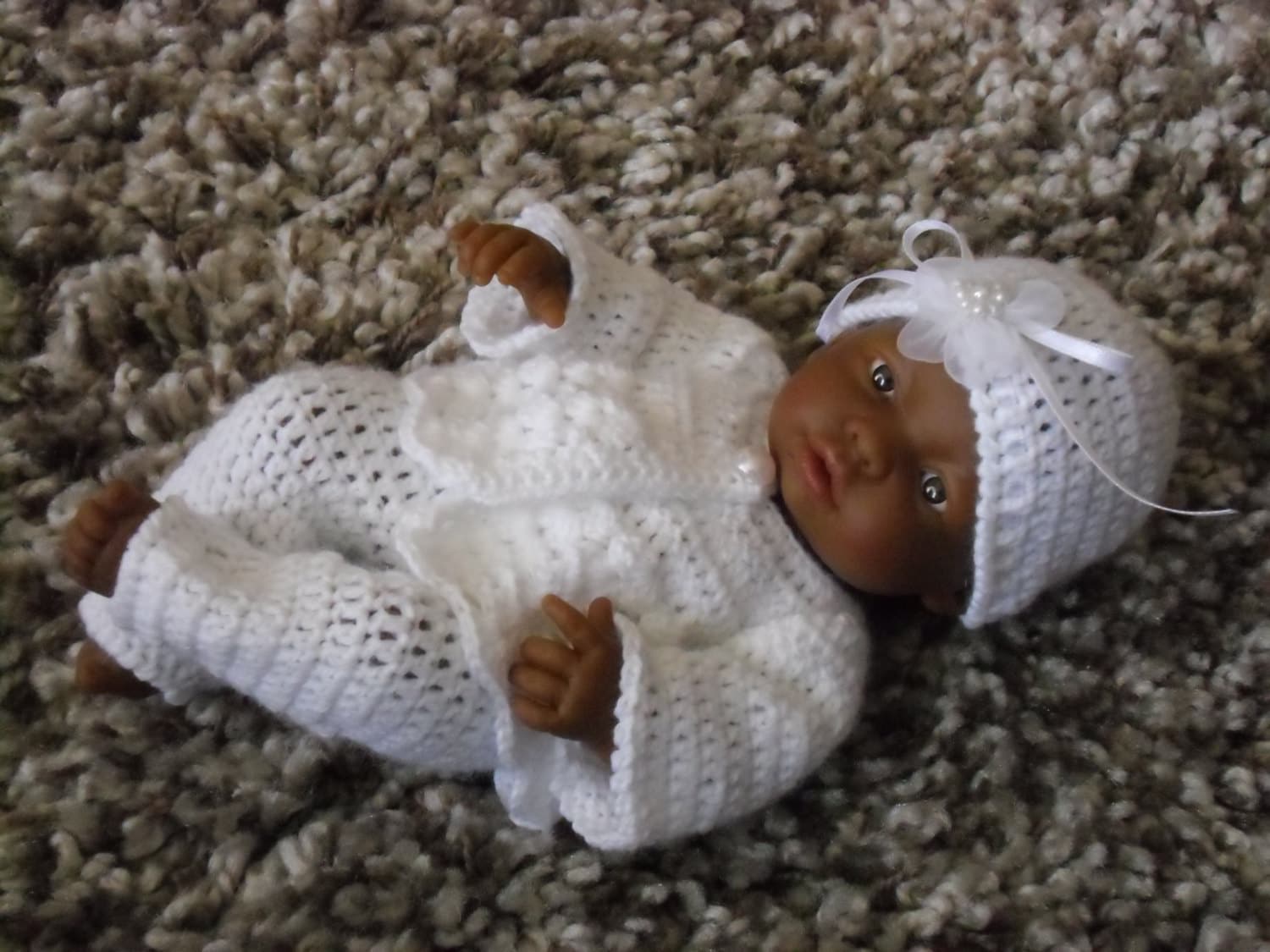Crochet pattern for Berenguer 9 inch mini la newborn baby doll