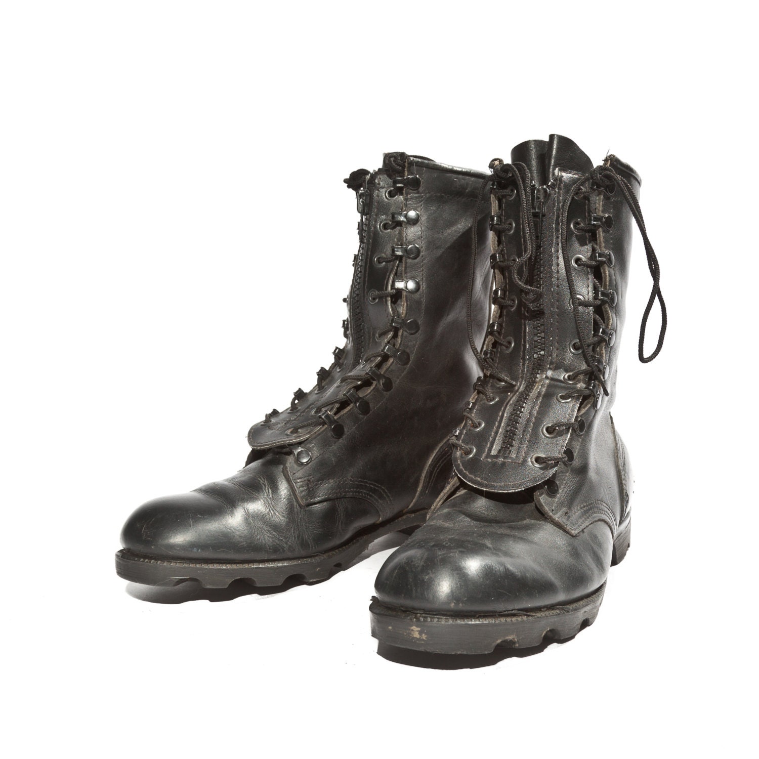 Men's Vintage Combat Boots Military Standard Issue by NashDryGoods