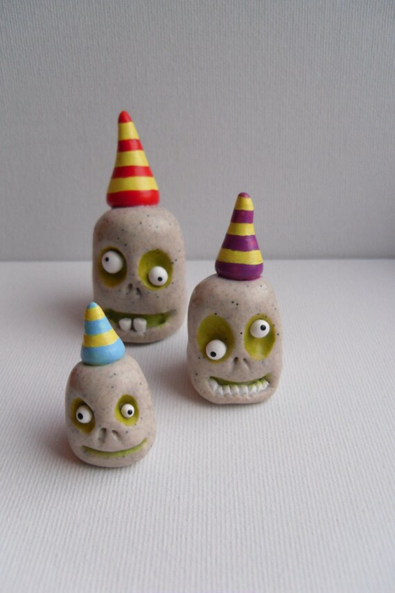 Clay Sculpture Birthday Decoration Zombie Sculpture The