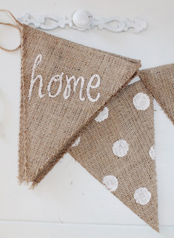 SALE Home Sweet Home for the Holidays Burlap Banner or Sign