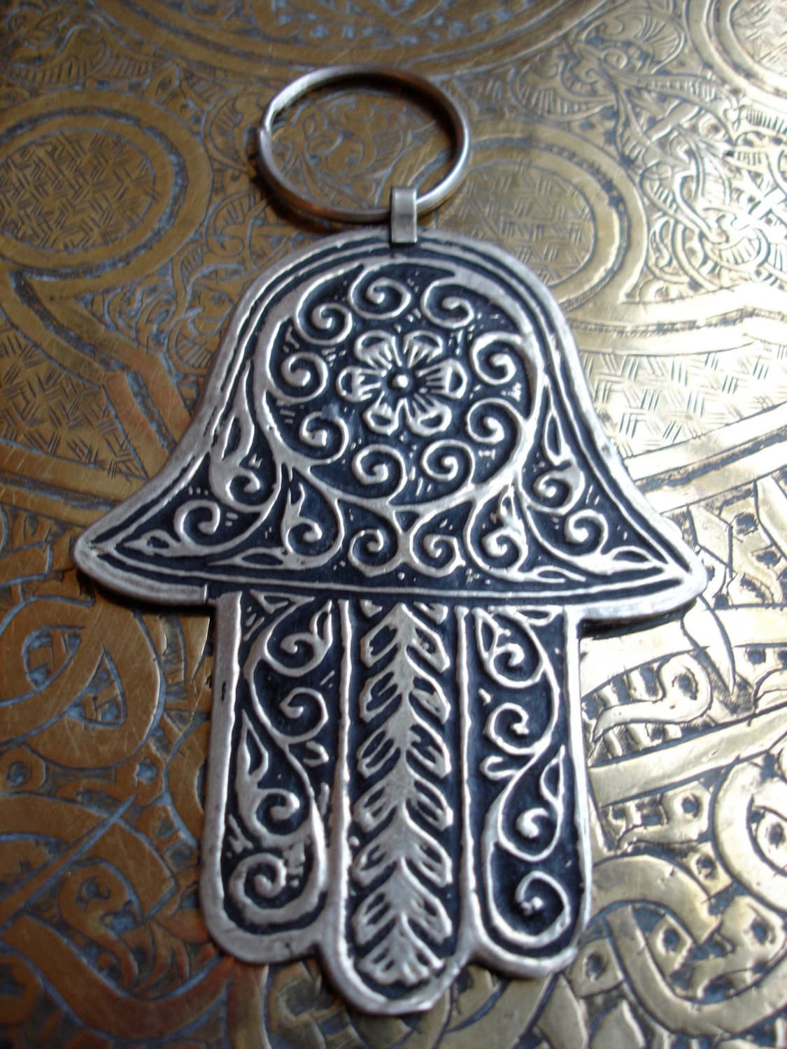 Moroccan Hand of Fatima pendant wall hanging 7