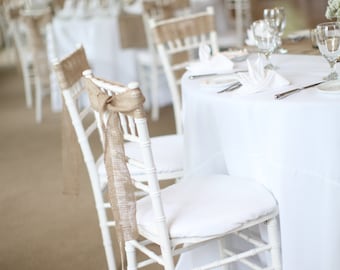 Cute Tulle White Chair Covers Wedding Decorations Chair Sashes