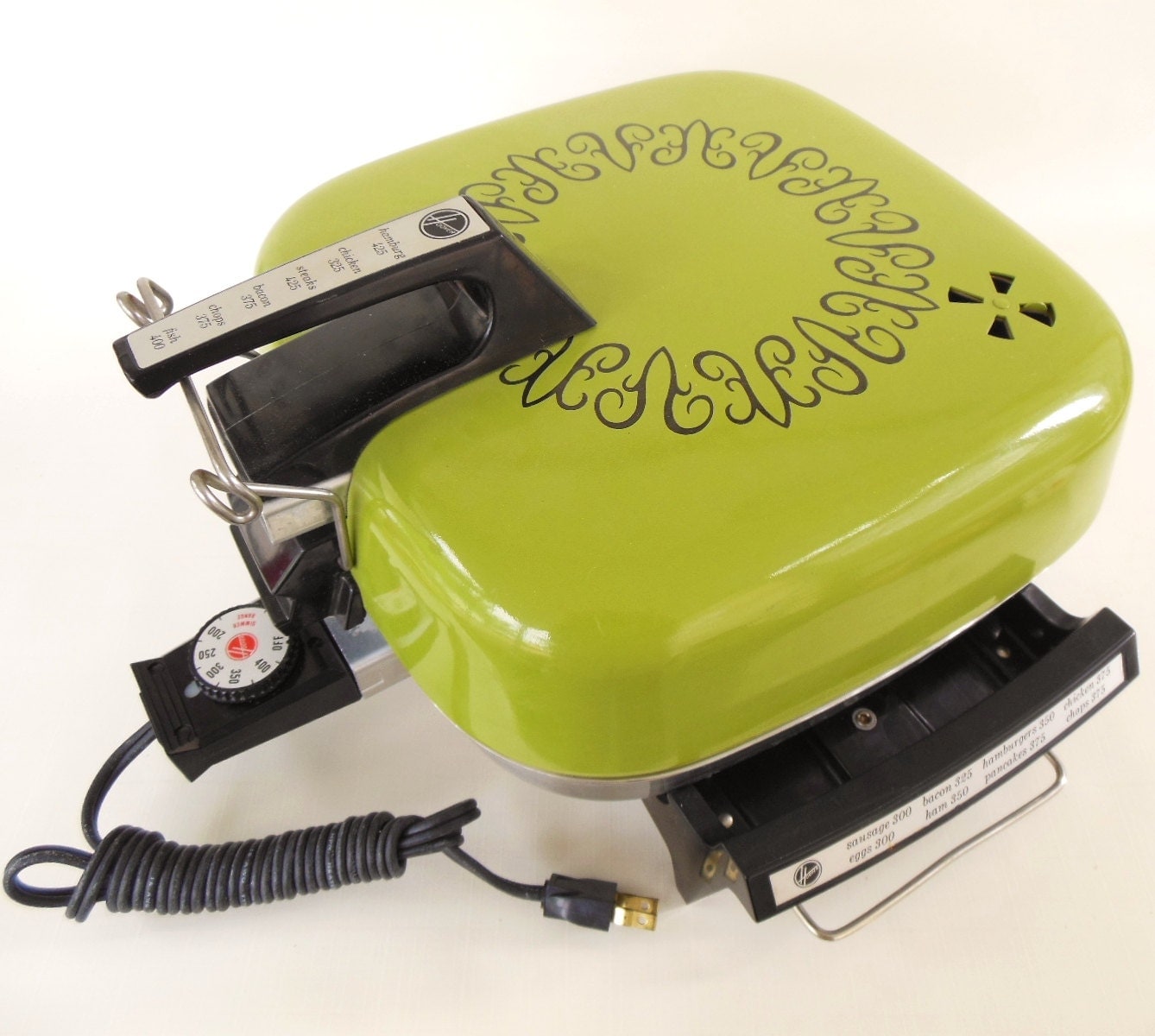 Vintage Hoover Electric Skillet Fry Pan Broiler B3009