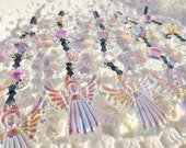 Vintage Angels Crystal Glass AB Germany Lot of 5
