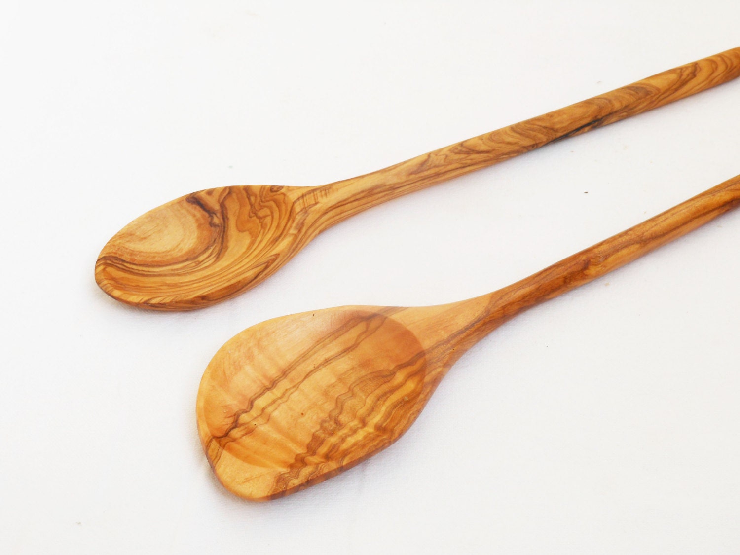 Olive Wood cooking sauce spoon utensil set Olive by ZitounaWood