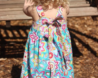 Instant Download- The Lindsay Reverse Knot Dress Pattern E-Book