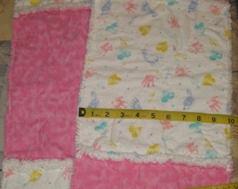 Rag quilted bib Etsy