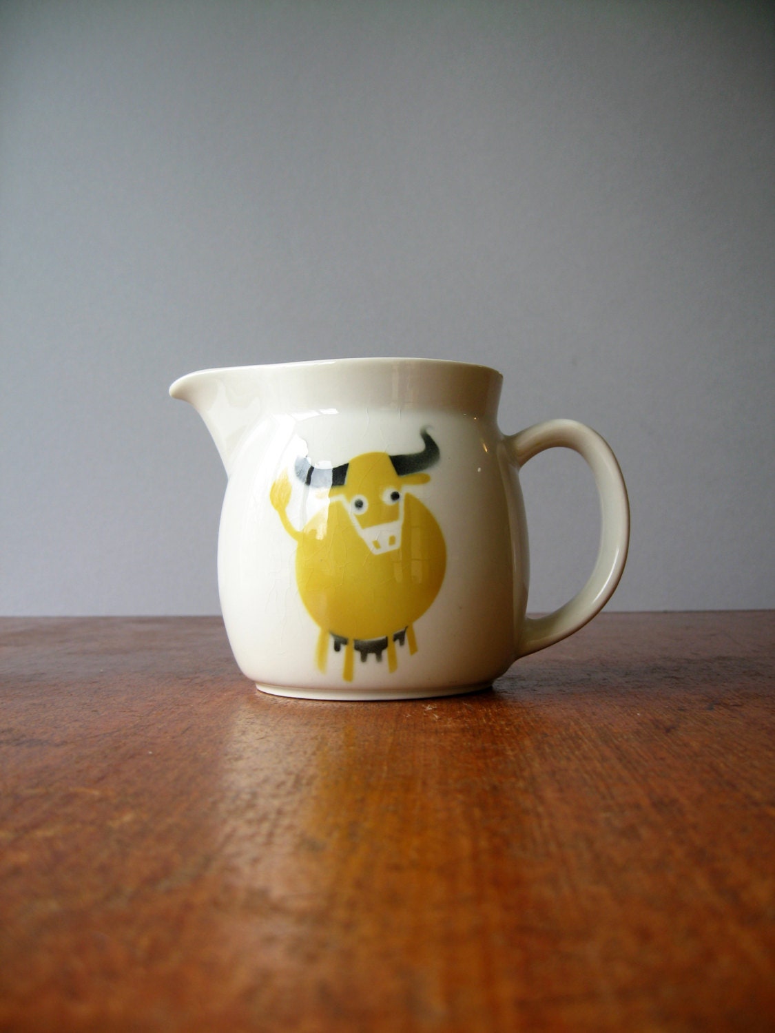 Small Mid Century Arabia Finland Cow Pitcher