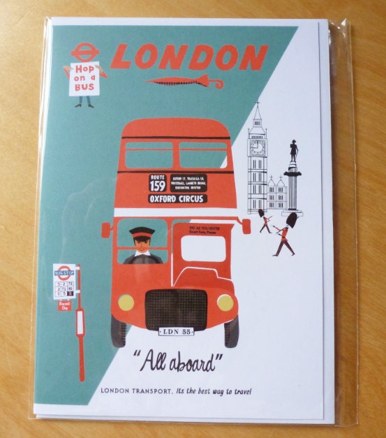 London Themed Greeting Cards