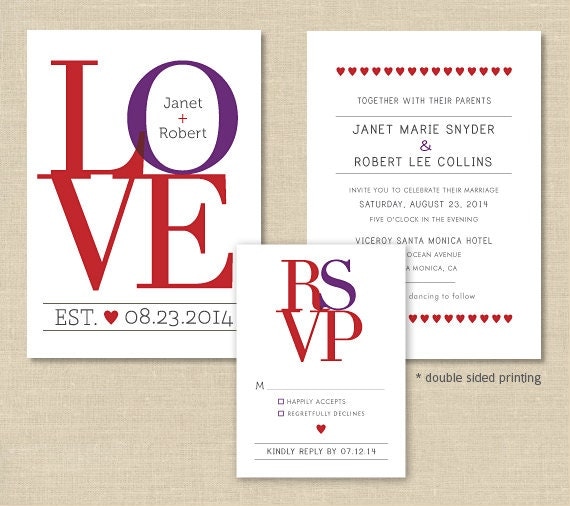 Double Sided Invitations 10