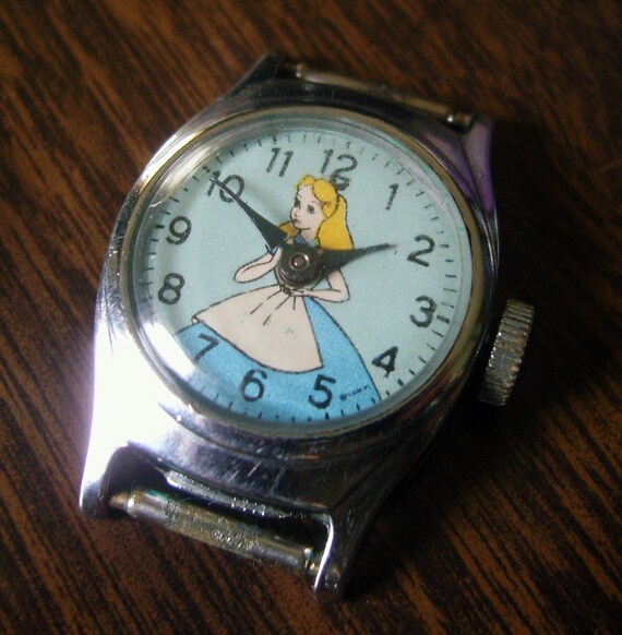 alice in wonderland wrist watch